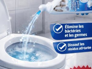 Nettoyant pour toilette 3 en 1