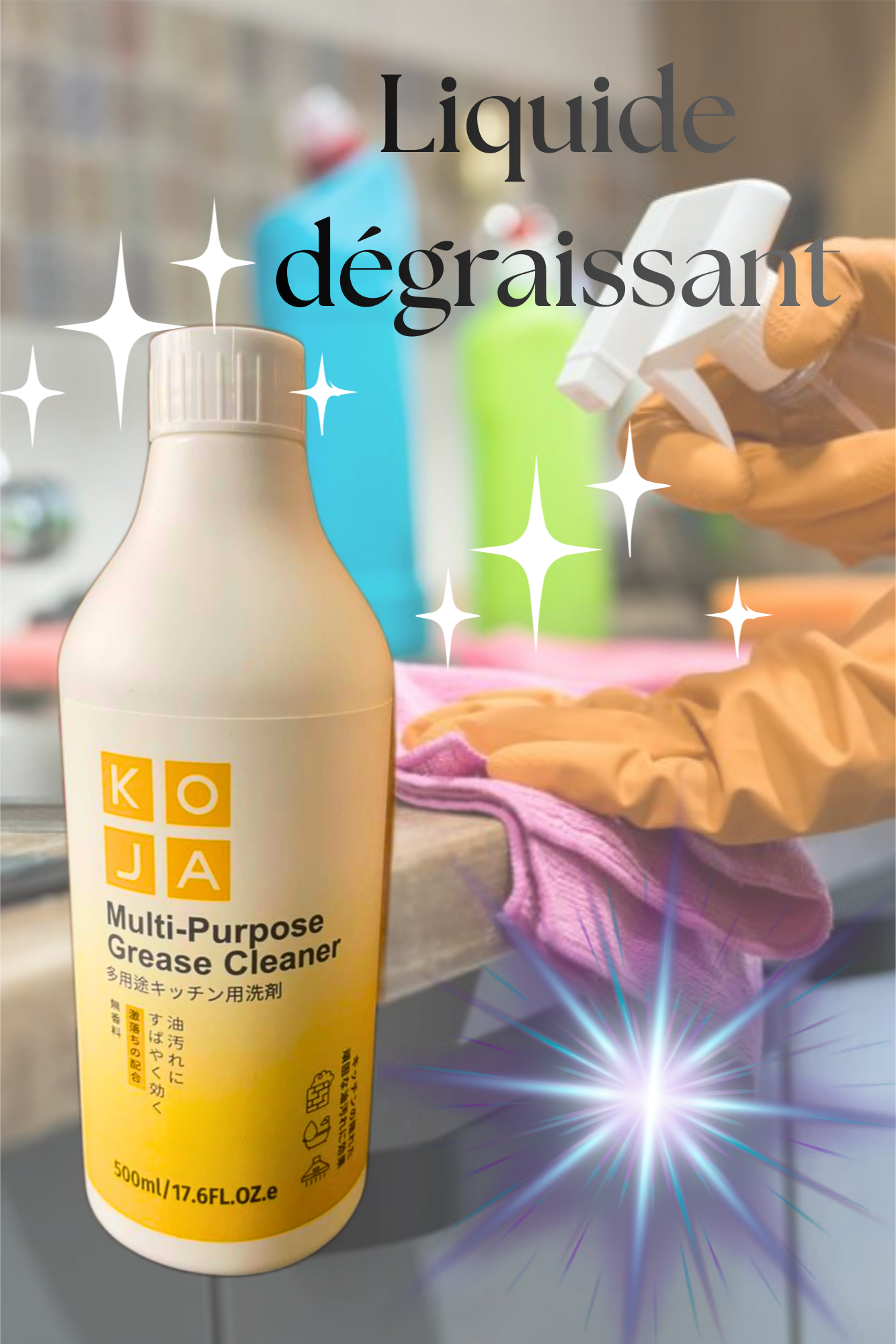 Liquide dégraissant multi-usage