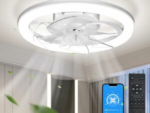 Ventilateur avec lampe LED digitale